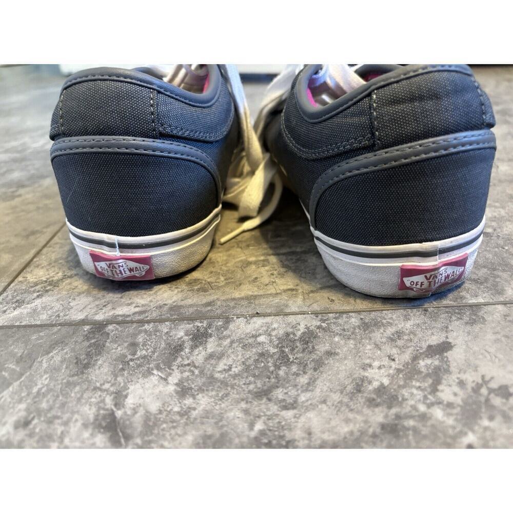 VANS Era Charcoal Gray & Pink Skate Shoes Women’s Size 10 Padded Tongue - Picture 6 of 7